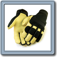 Men's
Unlined Mechanics
Deerskin / Nylon Gloves